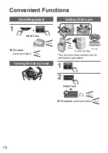 Предварительный просмотр 18 страницы Panasonic NA-F95AR1 Operating & Installation Instructions Manual