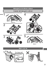 Предварительный просмотр 21 страницы Panasonic NA-F95AR1 Operating & Installation Instructions Manual