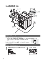 Предварительный просмотр 12 страницы Panasonic NA-F95G2 Operating & Installation Instructions Manual