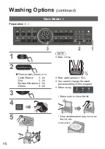 Предварительный просмотр 16 страницы Panasonic NA-FD10V1 Operating & Installation Instructions Manual