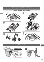 Предварительный просмотр 21 страницы Panasonic NA-FD10V1 Operating & Installation Instructions Manual