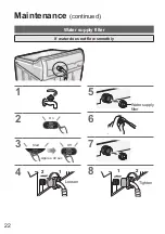 Предварительный просмотр 22 страницы Panasonic NA-FD10V1 Operating & Installation Instructions Manual