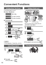 Предварительный просмотр 18 страницы Panasonic NA-FD10X1 Operating & Installation Instructions Manual