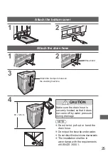 Предварительный просмотр 25 страницы Panasonic NA-FD10X1 Operating & Installation Instructions Manual