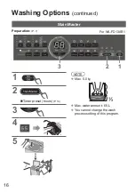 Предварительный просмотр 16 страницы Panasonic NA-FD11AR1 Operating & Installation Instructions Manual