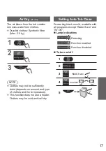 Предварительный просмотр 17 страницы Panasonic NA-FD11AR1 Operating & Installation Instructions Manual