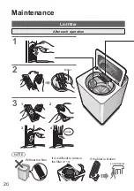 Предварительный просмотр 20 страницы Panasonic NA-FD11AR1 Operating & Installation Instructions Manual