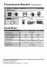 Предварительный просмотр 64 страницы Panasonic NA-FD11AR1 Operating & Installation Instructions Manual