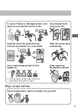 Preview for 3 page of Panasonic NA-FD12VR1 Operating & Installation Instructions Manual