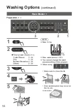 Preview for 16 page of Panasonic NA-FD12VR1 Operating & Installation Instructions Manual