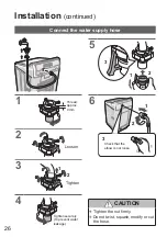 Preview for 26 page of Panasonic NA-FD12VR1 Operating & Installation Instructions Manual