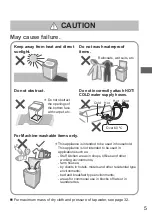 Предварительный просмотр 5 страницы Panasonic NA-FD12X1 Operating & Installation Instructions Manual