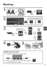 Предварительный просмотр 9 страницы Panasonic NA-FD12X1 Operating & Installation Instructions Manual