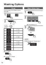 Предварительный просмотр 14 страницы Panasonic NA-FD12X1 Operating & Installation Instructions Manual