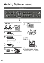 Предварительный просмотр 16 страницы Panasonic NA-FD12X1 Operating & Installation Instructions Manual