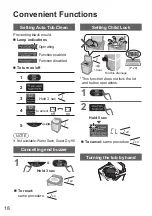 Предварительный просмотр 18 страницы Panasonic NA-FD12X1 Operating & Installation Instructions Manual