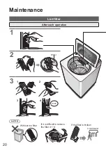 Предварительный просмотр 20 страницы Panasonic NA-FD12X1 Operating & Installation Instructions Manual