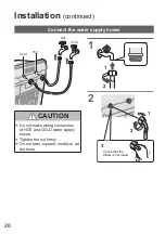 Предварительный просмотр 26 страницы Panasonic NA-FD12X1 Operating & Installation Instructions Manual