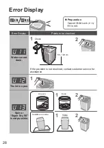 Предварительный просмотр 28 страницы Panasonic NA-FD12X1 Operating & Installation Instructions Manual