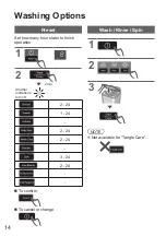 Предварительный просмотр 14 страницы Panasonic NA-FD135X3 Operating & Installation Instructions Manual