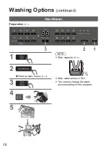 Предварительный просмотр 16 страницы Panasonic NA-FD135X3 Operating & Installation Instructions Manual