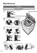 Предварительный просмотр 20 страницы Panasonic NA-FD135X3 Operating & Installation Instructions Manual