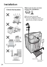 Предварительный просмотр 24 страницы Panasonic NA-FD135X3 Operating & Installation Instructions Manual