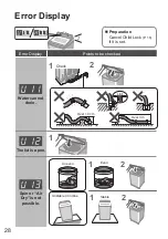 Предварительный просмотр 28 страницы Panasonic NA-FD135X3 Operating & Installation Instructions Manual