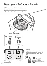 Preview for 12 page of Panasonic NA-FD135Z3 Operating & Installation Instructions Manual