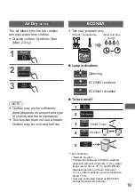 Preview for 19 page of Panasonic NA-FD135Z3 Operating & Installation Instructions Manual