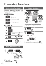 Preview for 20 page of Panasonic NA-FD135Z3 Operating & Installation Instructions Manual