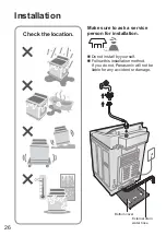 Preview for 26 page of Panasonic NA-FD135Z3 Operating & Installation Instructions Manual