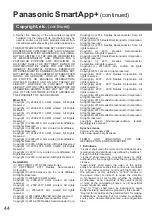 Preview for 44 page of Panasonic NA-FD135Z3 Operating & Installation Instructions Manual