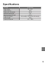 Preview for 55 page of Panasonic NA-FD135Z3 Operating & Installation Instructions Manual