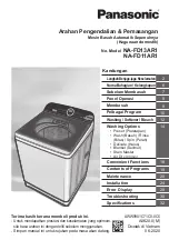 Предварительный просмотр 33 страницы Panasonic NA-FD13AR1 Operating & Installation Instructions Manual