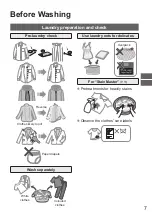 Предварительный просмотр 7 страницы Panasonic NA-FD13X1 Operating & Installation Instructions Manual