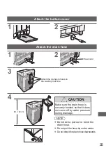 Предварительный просмотр 25 страницы Panasonic NA-FD13X1 Operating & Installation Instructions Manual