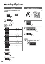 Preview for 14 page of Panasonic NA-FD14V1 Operating & Installation Instructions Manual