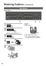 Предварительный просмотр 16 страницы Panasonic NA-FD15X1 Operating & Installation Instructions Manual