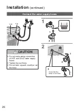 Preview for 26 page of Panasonic NA-FD16X1 Operating & Installation Instructions Manual