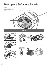 Предварительный просмотр 12 страницы Panasonic NA-FD18V1 Operating & Installation Instructions Manual