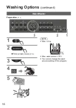 Предварительный просмотр 16 страницы Panasonic NA-FD95X1 Operating & Installation Instructions Manual