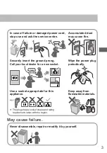 Preview for 3 page of Panasonic NA-FS10V7 Operating & Installation Instructions Manual