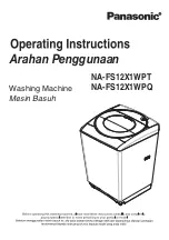 Panasonic NA-FS12X1WPQ Operating Instructions Manual preview