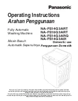 Предварительный просмотр 1 страницы Panasonic NA-FS14G3A01 Operating Instructions Manual