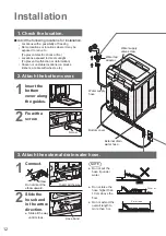 Предварительный просмотр 12 страницы Panasonic NA-FS14X3 Operating & Installation Instructions Manual