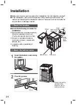 Preview for 24 page of Panasonic NA-FS16V5 Operating & Installation Instructions Manual