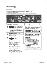 Preview for 14 page of Panasonic NA-FS16V5SSA Operating & Installation Instructions Manual