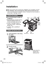 Preview for 24 page of Panasonic NA-FS16V5SSA Operating & Installation Instructions Manual