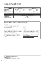 Preview for 16 page of Panasonic NA-FS16X3 Operating & Installation Instructions Manual